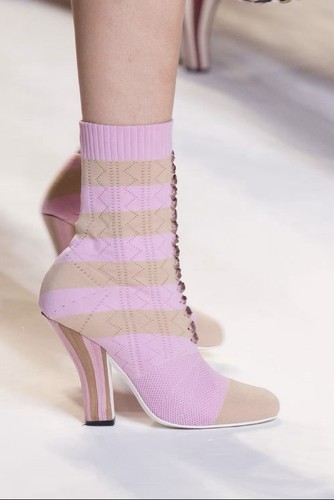 Fendi runway collection sock - fendi,