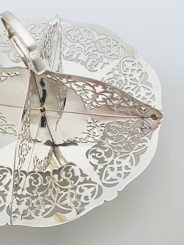 Antique silver plated sandwich - plated,