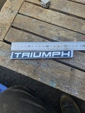 VINTAGE TRIUMPH 88627252 J Fray 2000/2500? CAR BADGE / EMBLEM Tool box art