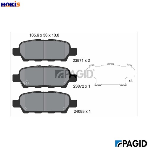 Brake pad set - brake,