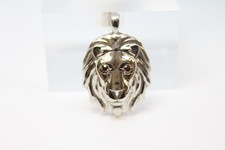 Gold Pendant Lion Head Diamond