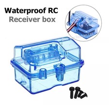 Waterproof RC Receiver box for Cars Crawlers Boats 1/10 or 1/8 Universal Fit UK!