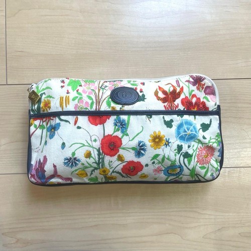 Gucci floral clutch second bag - gucci,