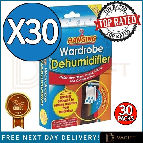 Hanging wardrobe dehumidifier - hanging,