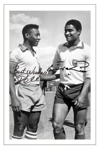 Pele eusebio signed - pele,