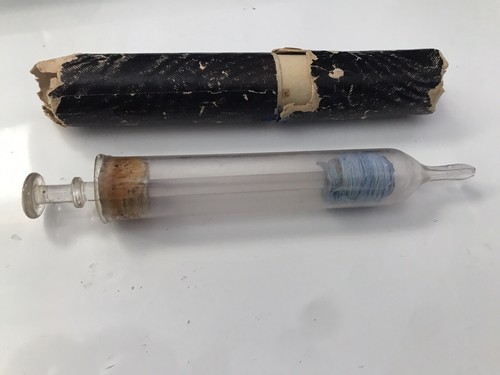 Glass ear syringe - glass,
