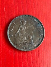 1933 GEORGE V HALF PENNY