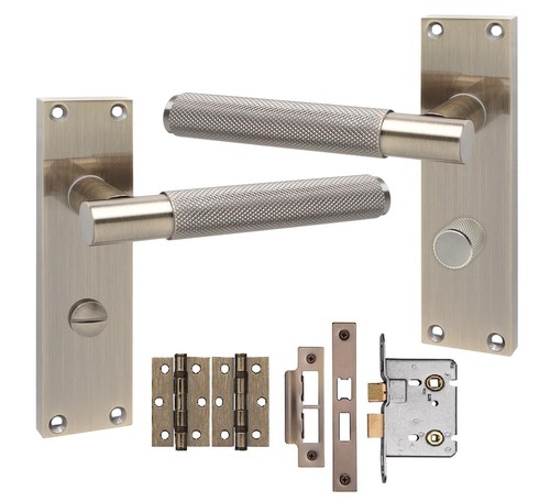 Bar knurled door handle - t-bar,