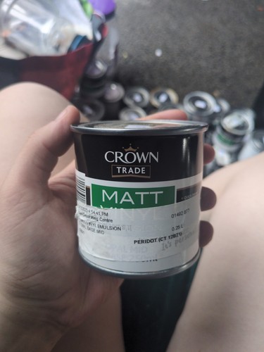 Paint tester pots green - paint,