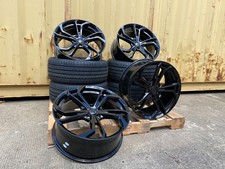 18" PRETORIA TCR Style ALLOY WHEELS X4 + TYRES Fits : VW GOLF / CADDY