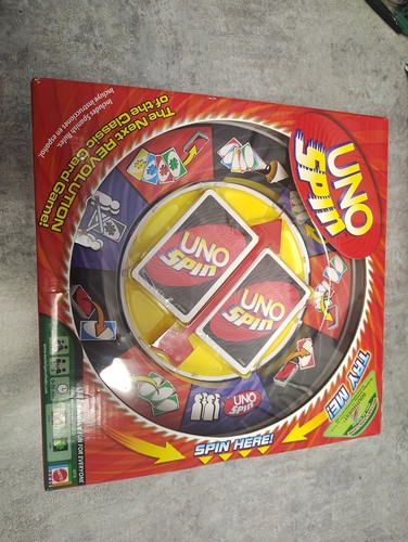 New uno spin game mattel - game,