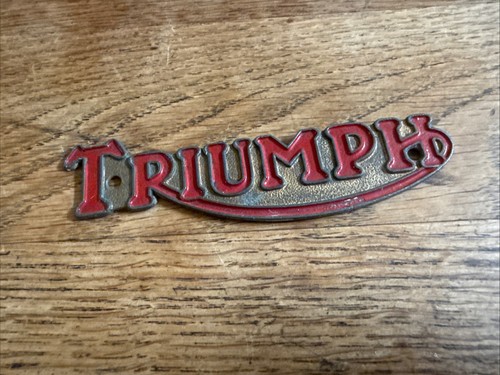 Early triumph tank badge - tank,