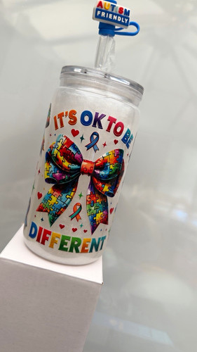 Autism tumbler with - autism,