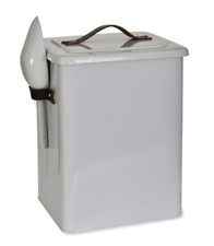 Pet Food Box Container Bird Seed Cat Dog Pet Animal Dry Storage Bin Scoop LARGE