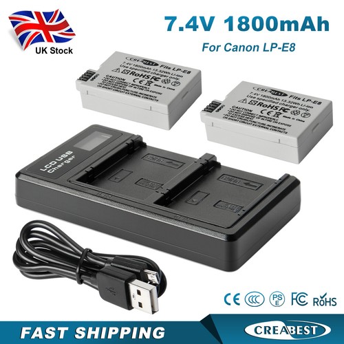 Battery dual charger - 2x, battery+