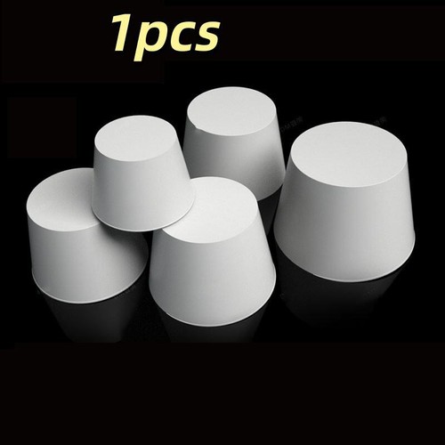 White rubber stopper - rubber,