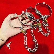 Bondage Metal Slave Handcuffs Wrist Ankle Cuffs Restraint BDSM Adult Games UK