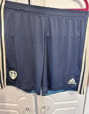 Leeds United Shorts, Size L, Blue And Gold