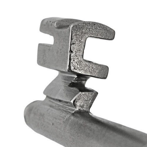Antique key shaped flag iron - shaped,