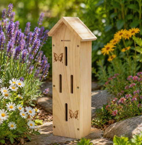 Garden butterfly house - garden, wooden