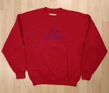 Vintage JERZEES Mens Sweatshirt Size M Red Stitched Dragon Logo Made in Scotland