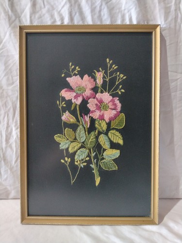 Vintage framed floral - vintage,