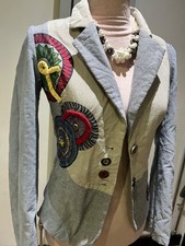 Hand Embroidered Vintage Denim