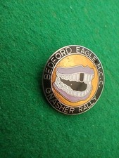VTG Bedford Eagle MCC Gnasher Rally Motorcycle Rally Biker Badge