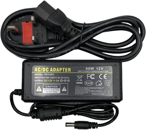 12v 60w power supply - 5a,