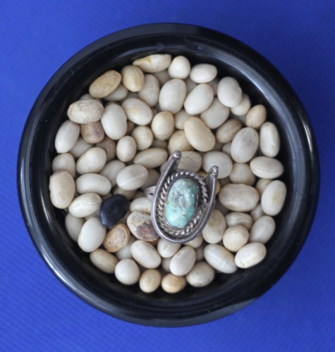 Vintage old pawn - old, turquoise