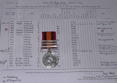 Qsa medal three - clasps, to