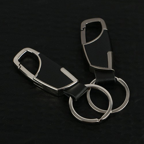 Men leather key - chain, ring