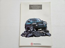 VAUXHALL FRONTERA 20 PAGES SALES BROCHURE 1993 1994