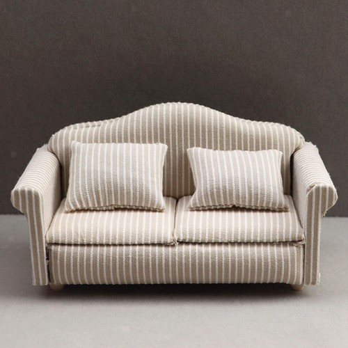 Dolls house sofa arm - sofa,
