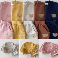 2pcs Baby Boys Girls Bear