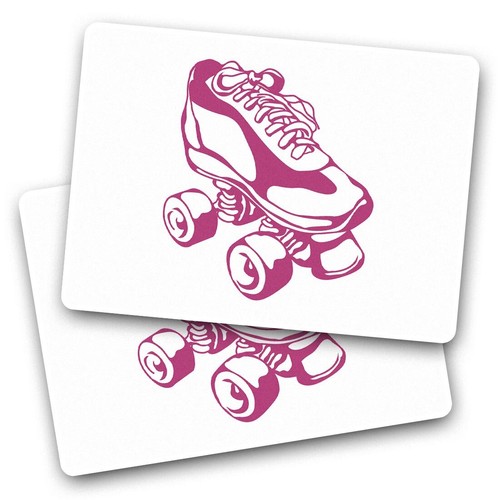 Vinyl sticker roller skates - vinyl,