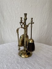 Vintage Brass Fireplace