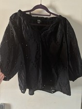 Primark black broderie
