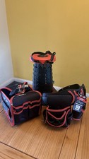 Storage Tote + ToolBelt + Collapsible Stool