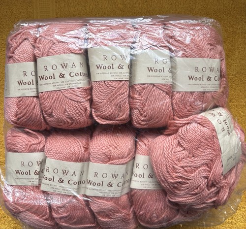 Rowan wool cotton 10x50g - rowan,