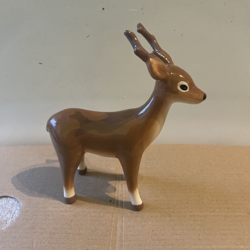Vintage porcelain stag - vintage,