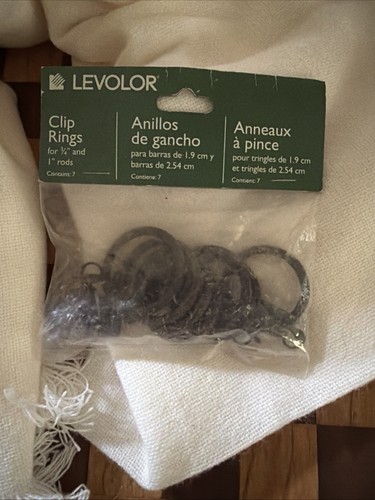 Levolor mahogany drapery clip - mahogany,