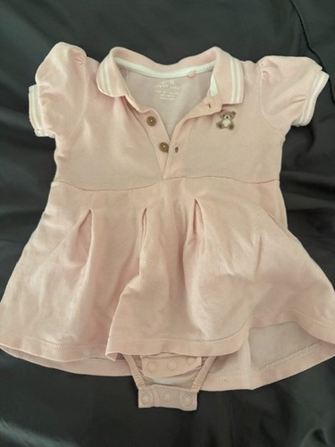 Baby girl months pink polo - 0-3,