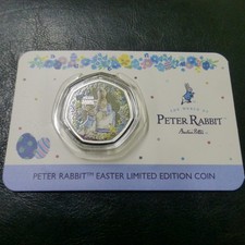 Peter rabbit 50c coin silver - peter,