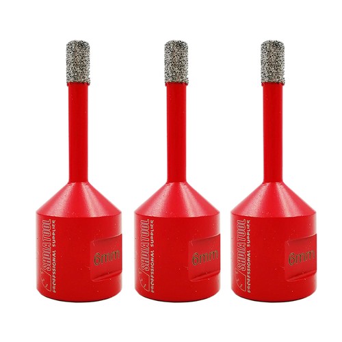 Shdiatool 3pcs 6mm dry diamond - 3pcs,