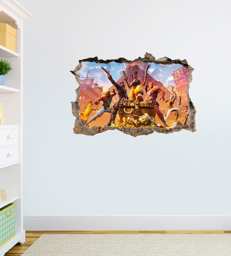 Fortnite wall art sticker - wall,