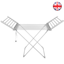 Kemket Electric Heated Clothes Dryer Indoor Foldable Drying Horse Rack 230W