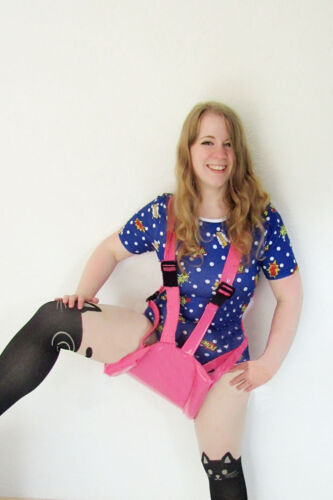 Pvc spreader pants - spreader, pink