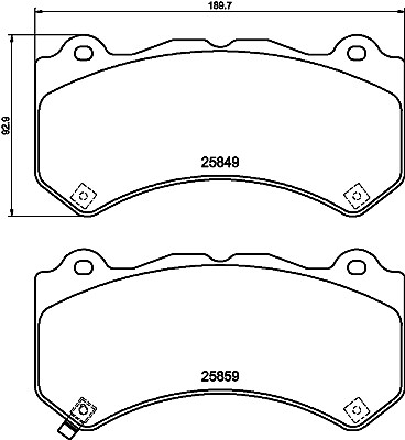 Front hella 8db 355 021 - front,