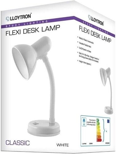 Flexi desk lamp white - desk,